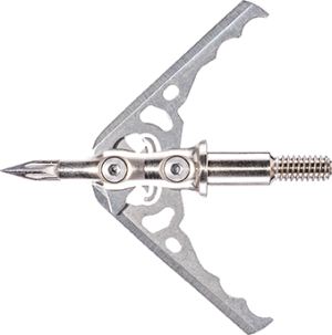 Rage Hypodermic Crossbow NC Mechanical Crossbow, 2-Blade, 125 Grain Broadheads, 3 Pack.