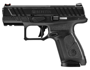 Beretta APX A1 Compact Semi-Automatic Pistol 9mm Luger 3.7" Barrel (2)-15Rd Magazines Matte Black Finish