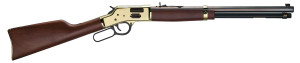 HENRY Big Boy Brass 44 Rem Mag / 44 Spl 20" 10rd Side Gate Lever Action Rifle - Black / Brass