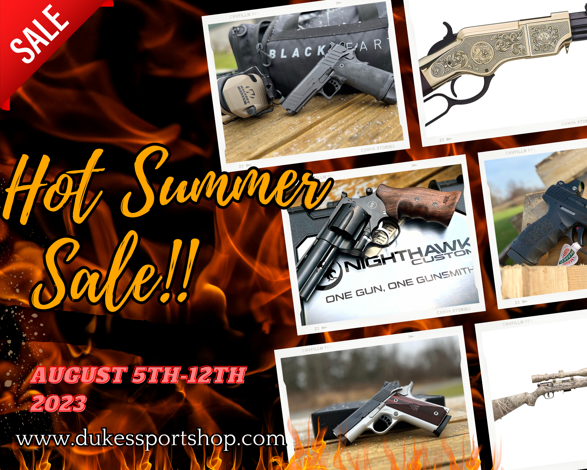 Join us for our Hot Summer Sales Event August 5th-12th 2023!