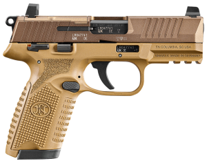 FN 502 MRD, FLAT DARK EARTH, .22 LR 4", BARREL, 10-ROUNDS
