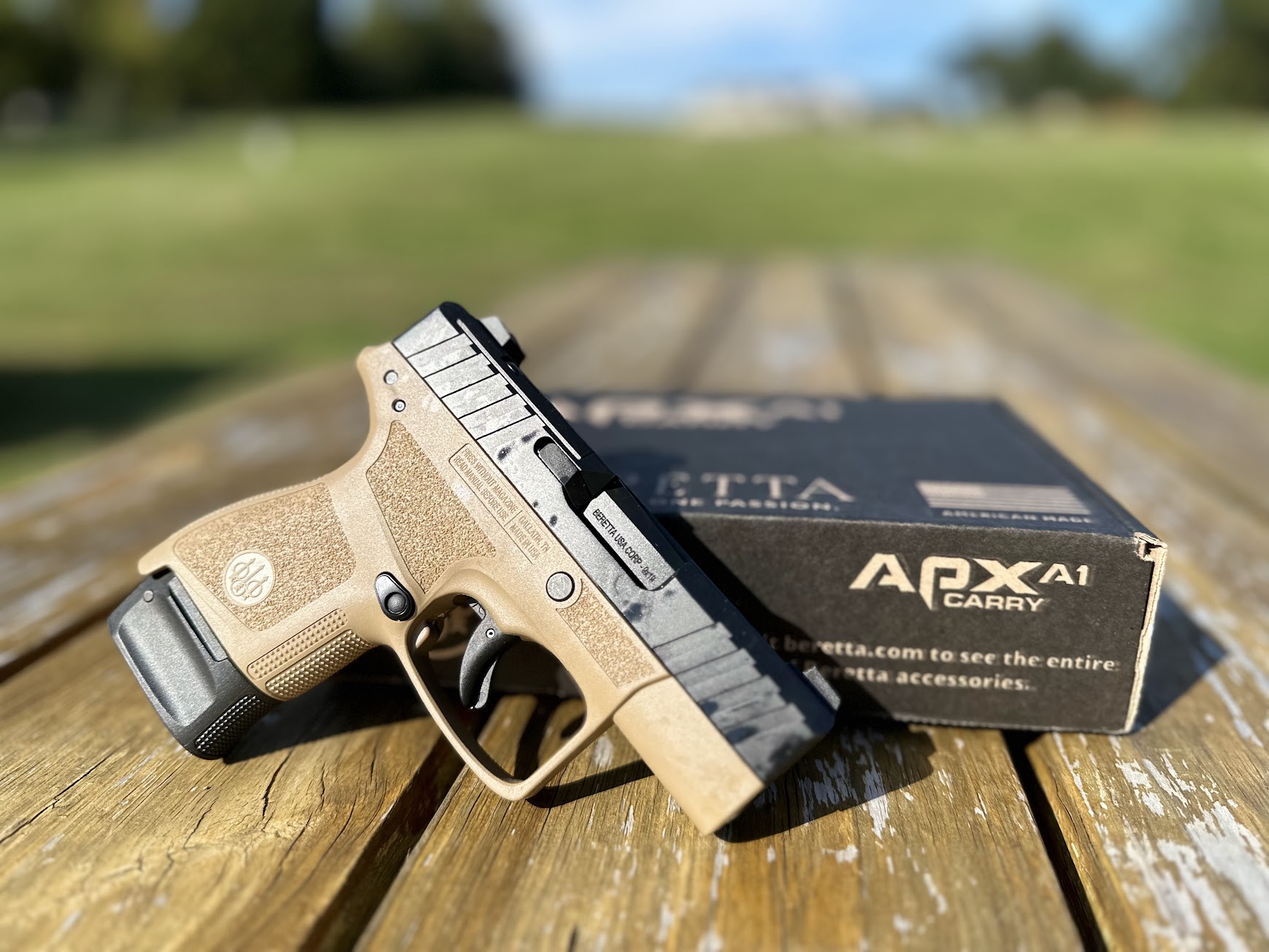BERETTA APX A1 CARRY, FLAT DARK EARTH, 9MM, 3.3″ BARREL, 8-ROUNDS, OPTICS READY BERETTA APX A1 CARRY, FLAT DARK EARTH, 9MM, 3.3" BARREL, 8-ROUNDS, OPTICS READY