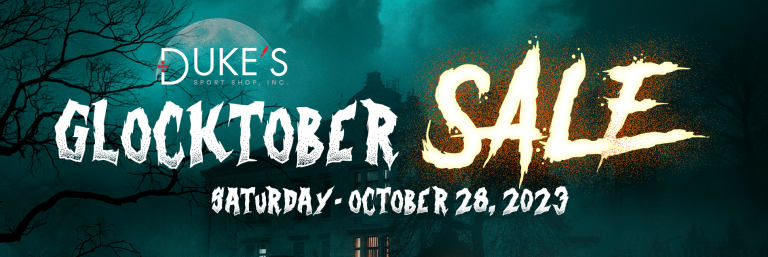 Glocktober sale on October 28th 10am to 5pm