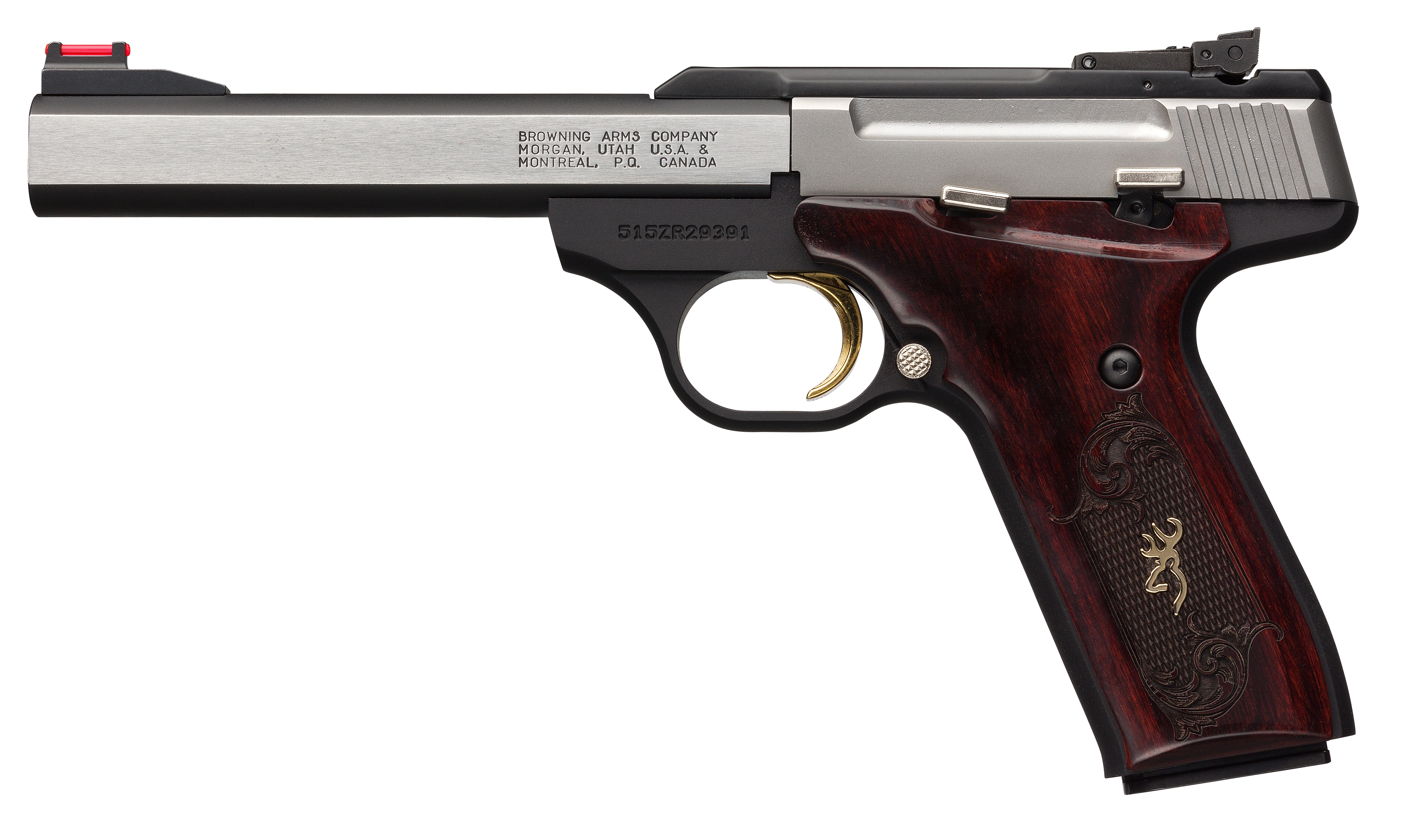 BROWNING BUCK MARK MEDALLION STAINLESS .22 LR 5.5″ BARREL 10-ROUNDS BROWNING BUCK MARK MEDALLION STAINLESS .22 LR 5.5" BARREL 10-ROUNDS