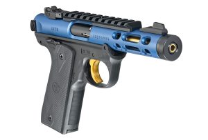 RUGER MARK IV 22/45 LITE BLUE 22LR 4.4" BARREL 10-ROUNDS