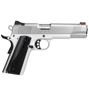 KIMBER STAINLESS LW ARCTIC STAINLESS .45 ACP 5" BARREL 8-ROUNDS WHITE DOT / RED FIBER OPTIC