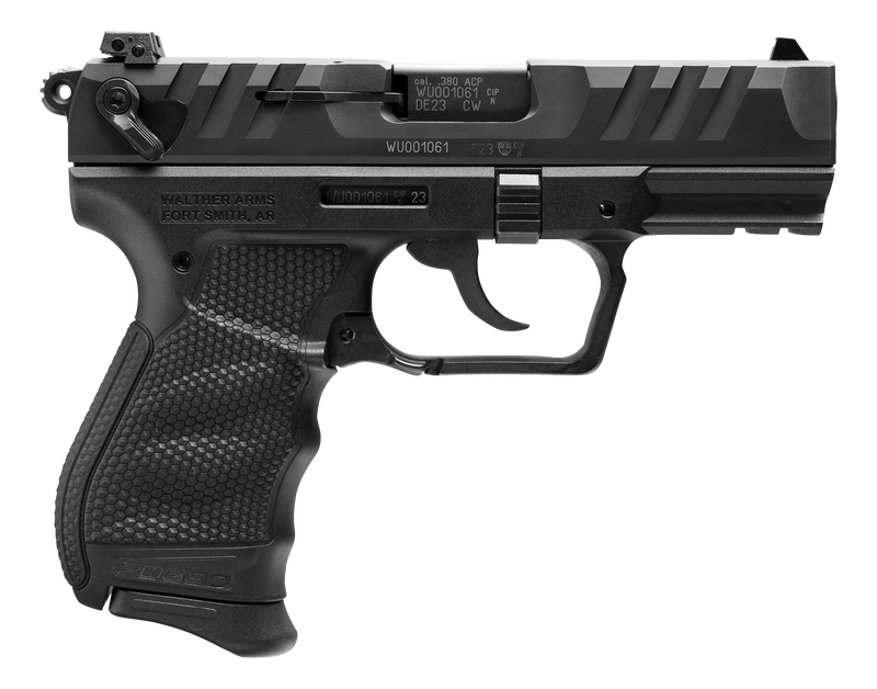 WALTHER PD380 BLACK .380 ACP 3.7″ BARREL 9-ROUNDS WALTHER PD380 BLACK .380 ACP 3.7" BARREL 9-ROUNDS