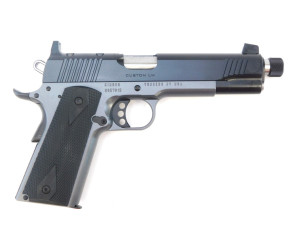 KIMBER Custom LW 1911 Shadow Ghost 45 ACP 5.5" 7rd Optic Ready Pistol w/ Threaded Barrel | Two-Tone