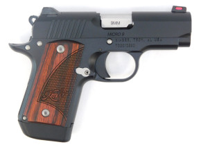 KIMBER Micro 9 RTC 9mm 3.15" 7rd Pistol | KimPro II Black w/ Rosewood Grips
