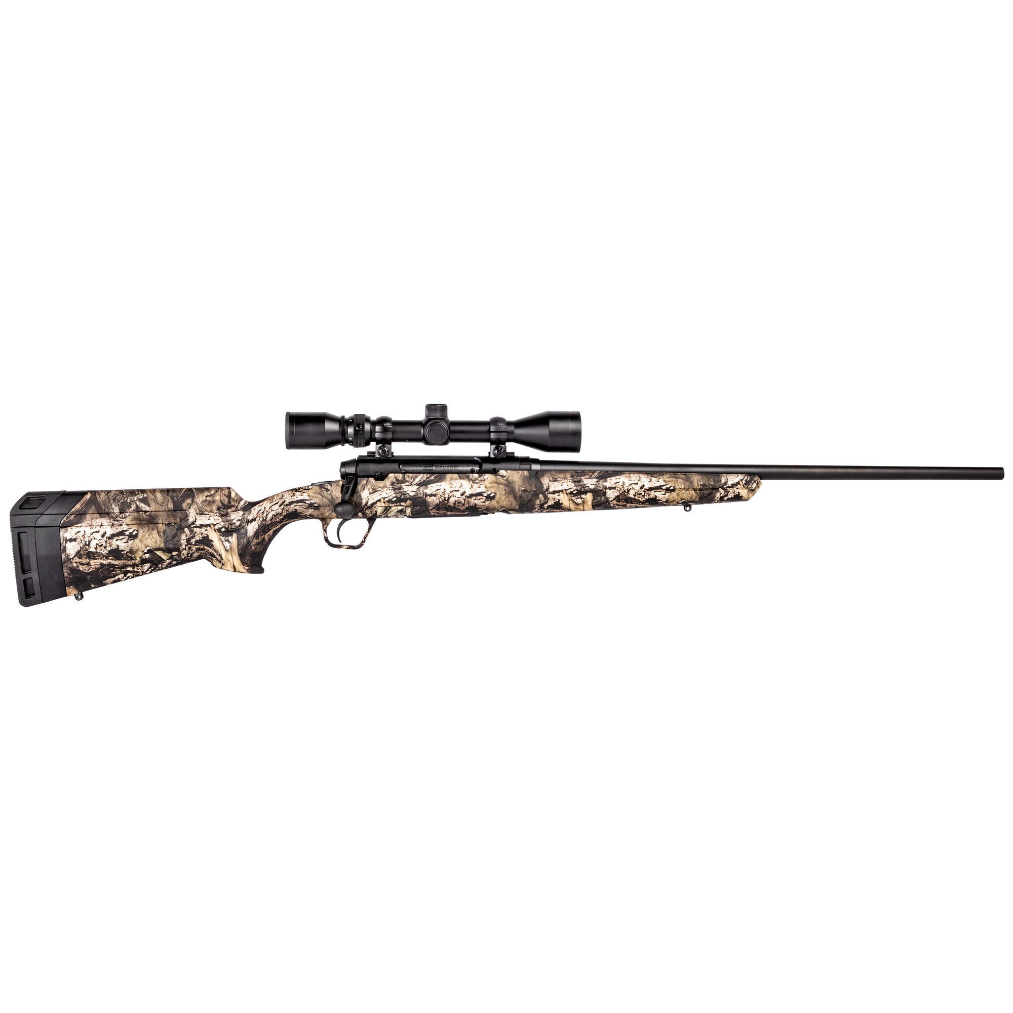 SAVAGE AXIS XP MOSSY OAK BREAK-UP COUNTRY .400 LEGEND 20″ BARREL 4-ROUNDS W/ WEAVER SCOPE SAVAGE AXIS XP MOSSY OAK BREAK-UP COUNTRY .400 LEGEND 20" BARREL 4-ROUNDS W/ WEAVER SCOPE