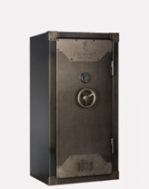 Browning Safe 1878 Series 33 Gun Weathered Metal Glaze Finish Cast Iron Hardware Electronic Lock