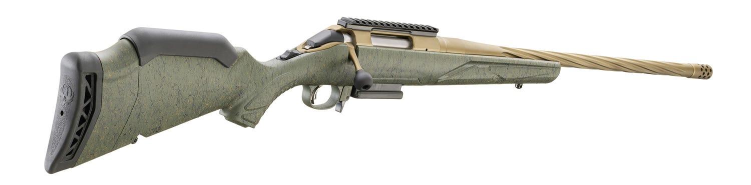 RUGER AMERICAN PREDATOR RIFLE GEN II GREEN SPLATTER .223 REM 22″ BARREL 10-ROUNDS RUGER AMERICAN PREDATOR RIFLE GEN II GREEN SPLATTER .223 REM 22" BARREL 10-ROUNDS