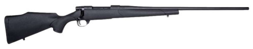 Weatherby Vanguard Obsidian, Bolt Action Rifle, 270 Winchester, 24" Barrel, Black, Synthetic Stock, Right Hand, 5 Rounds VTX270NR4T • MATTE BLUE FINISH • BLACK POLYMER STOCK WITH RUBBER GRIPS • 2-STAGE TRIGGER • THREADED ½-28”, THREAD CAP INCLUDE