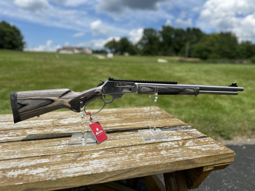 MARLIN 1895 SBL GRAY/STAINLESS .45-70 GOV 19.1" BARREL 6-ROUNDS TRITIUM FIBER OPTIC FRONT SIGHT