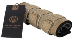 SilencerCo Suppressor Cover 7.5" FDE High Temperature