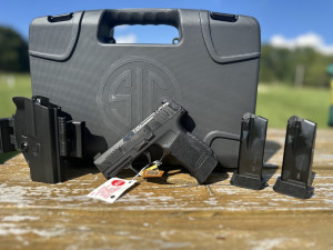 SIG SAUER P365 9mm 3.1" Optic Ready Pistol w/ Night Sights - TACPAC - Black