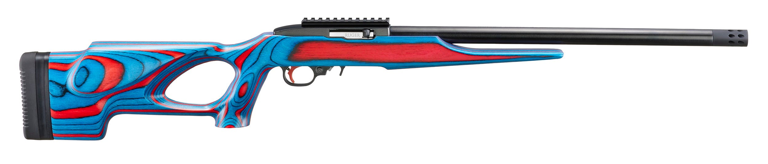 Ruger 10/22 USA Shooting 2024 Red / Blue .22 LR 18″ Barrel 10-Rounds Ruger 10/22 USA Shooting 2024 Red / Blue .22 LR 18" Barrel 10-Rounds