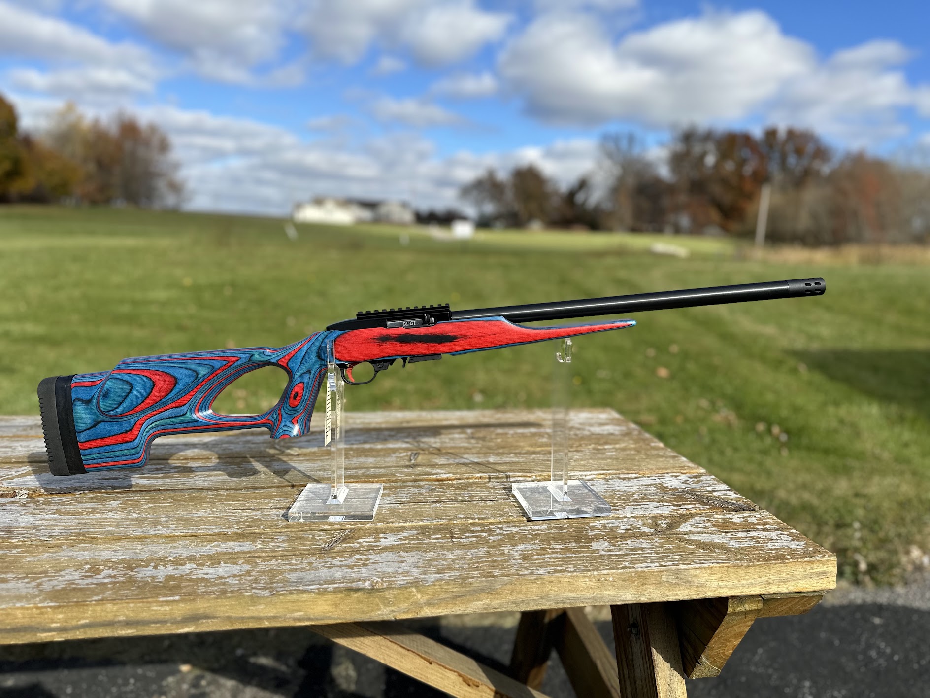 Ruger 10/22 USA Shooting 2024 Red / Blue .22 LR 18″ Barrel 10-Rounds Ruger 10/22 USA Shooting 2024 Red / Blue .22 LR 18" Barrel 10-Rounds