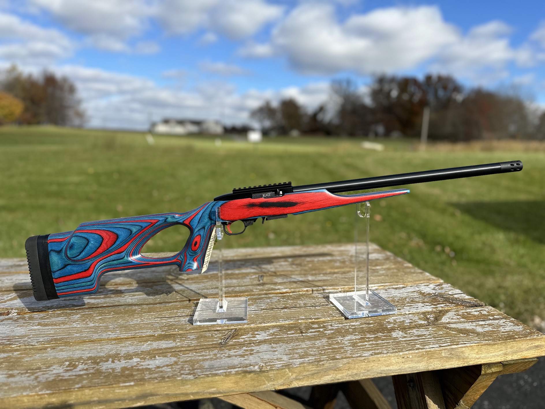 Ruger 10/22 USA Shooting 2024 Red / Blue .22 LR 18″ Barrel 10-Rounds Ruger 10/22 USA Shooting 2024 Red / Blue .22 LR 18" Barrel 10-Rounds