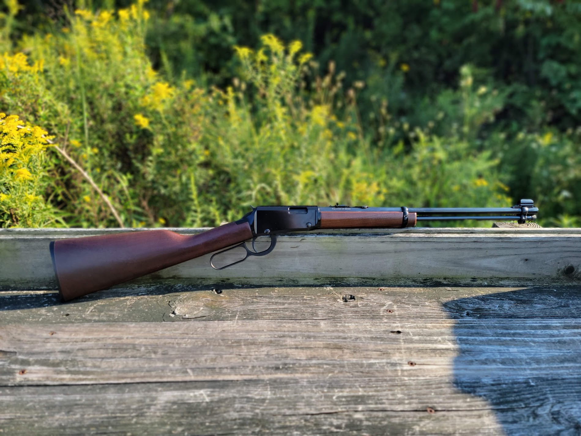 lever action rifle