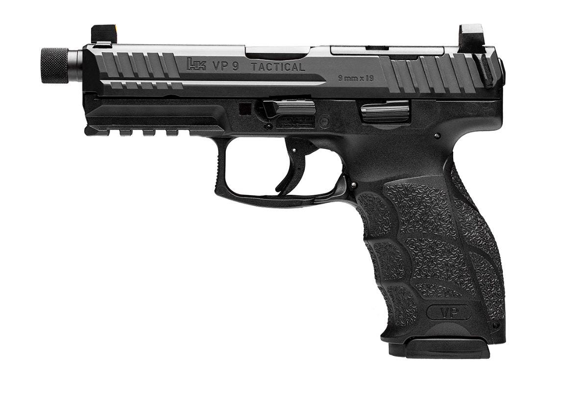 Heckler and Koch VP9 Tactical OR 9mm 4.7″ Barrel 17-Rounds w/ Night Sights Heckler and Koch VP9 Tactical OR 9mm 4.7" Barrel 17-Rounds w/ Night Sights