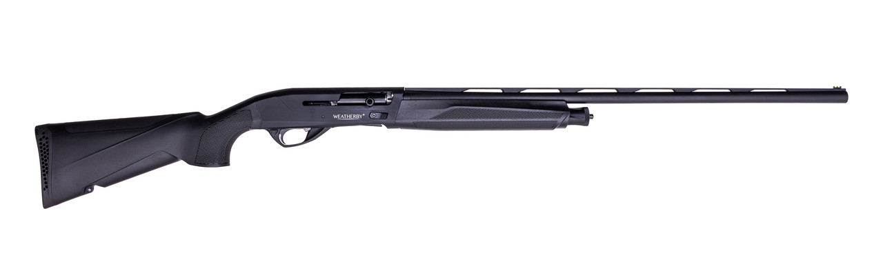 Weatherby Element 2 Synthetic 12 Ga, Black, Synthetic Furniture, 2+1 28"
