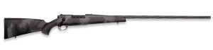 Weatherby Mark V Live Wild 7mm PRC Carbon Gray Cerakote Spiral Fluted Barrel Black/Gray Sponge Pattern/Polymer Stock