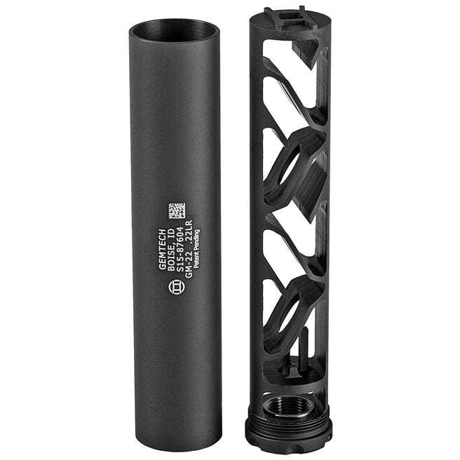 Gemtech GM-22 .22LR 1/2X28 TPI Suppressor Gemtech GM-22 .22LR 1/2X28 TPI Suppressor