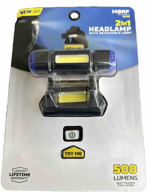 Police Security Flashlights MORF C500 4 in 1 Headlamp - As Seen On Tv