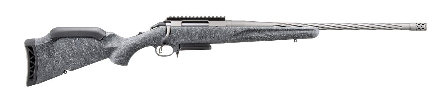 Ruger American Rifle Gen2 Grey Splatter .270 Win 20″ Barrel 4-Rounds Ruger American Rifle Gen2 Grey Splatter .270 Win 20" Barrel 4-Rounds