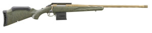 Ruger American Predator Rifle Gen II Green Splatter / Bronze .22 ARC 22" Barrel 10-Rounds