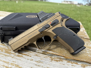 CZ Shadow 2 Compact Burnt Bronze 9mm 4" Barrel 15-Rounds w/ Holosun 508T-RD X2
