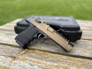 MAGNUM RESEARCH DESERT EAGLE L5 SERIES 50AE 5" BURNT BRONZE & MUZZLE BRAKE