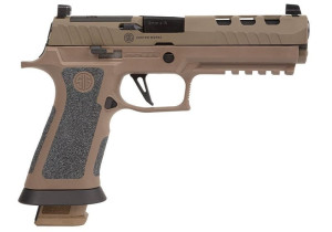 SIG SAUER P320-XFIVE DH3 Coyote Tan 9mm 5" Barrel 21-Rounds 3 Mags Optic Ready