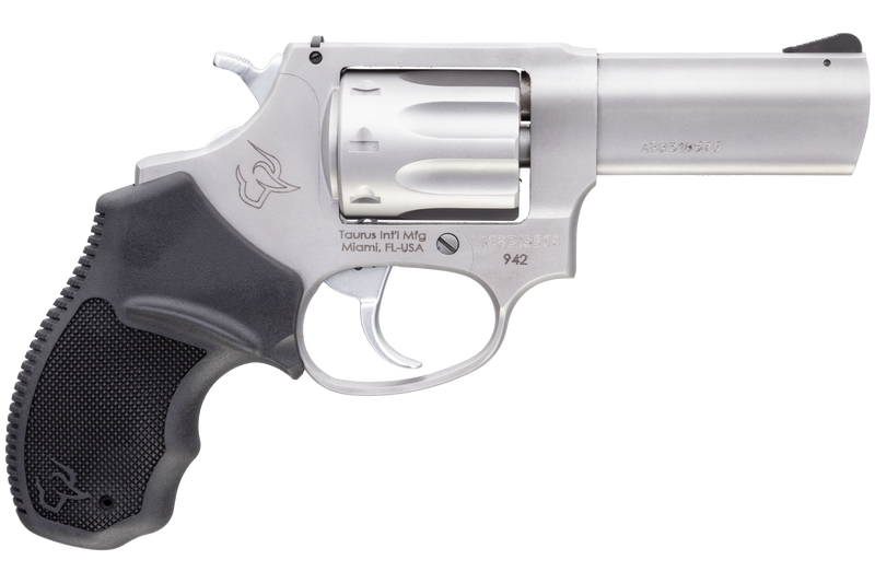 Taurus 942 Stainless / Black .22 LR 3″ Barrel 8-Rounds Taurus 942 Stainless / Black .22 LR 3" Barrel 8-Rounds