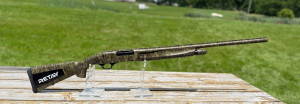 The GPS series (Geometric Pump System) pump shotgun is an icon in the making. The GPS is offered in 12ga 3” chamber while the GPS-XL is chambered in 12ga 3.5”. Both the GPS and GPS-XL offer rock-solid performance and durability from Retay’s exclusive floating-forearm technology, a dual slide rail, dual latch action that allows for ultra-fast cycling for quick follow-up shots when you need them. The GPS line offers first-in-its-class features like, fully drilled barrels with elongated forcing cones for improved pattern density, interchangeable chokes, dovetail optics mount, and Retay’s 5-year Limited Warranty. C-M-F choke tubes are included. Product Information Action Pump Barrel Length 28 Chamber 3.5" Gauge 12 Gauge Safety Cross Bolt Hand Right Length of Pull 14 3/8" Item Type Shotgun Stock Color Mossy Oak Bottomlands Sights Fiber Optic