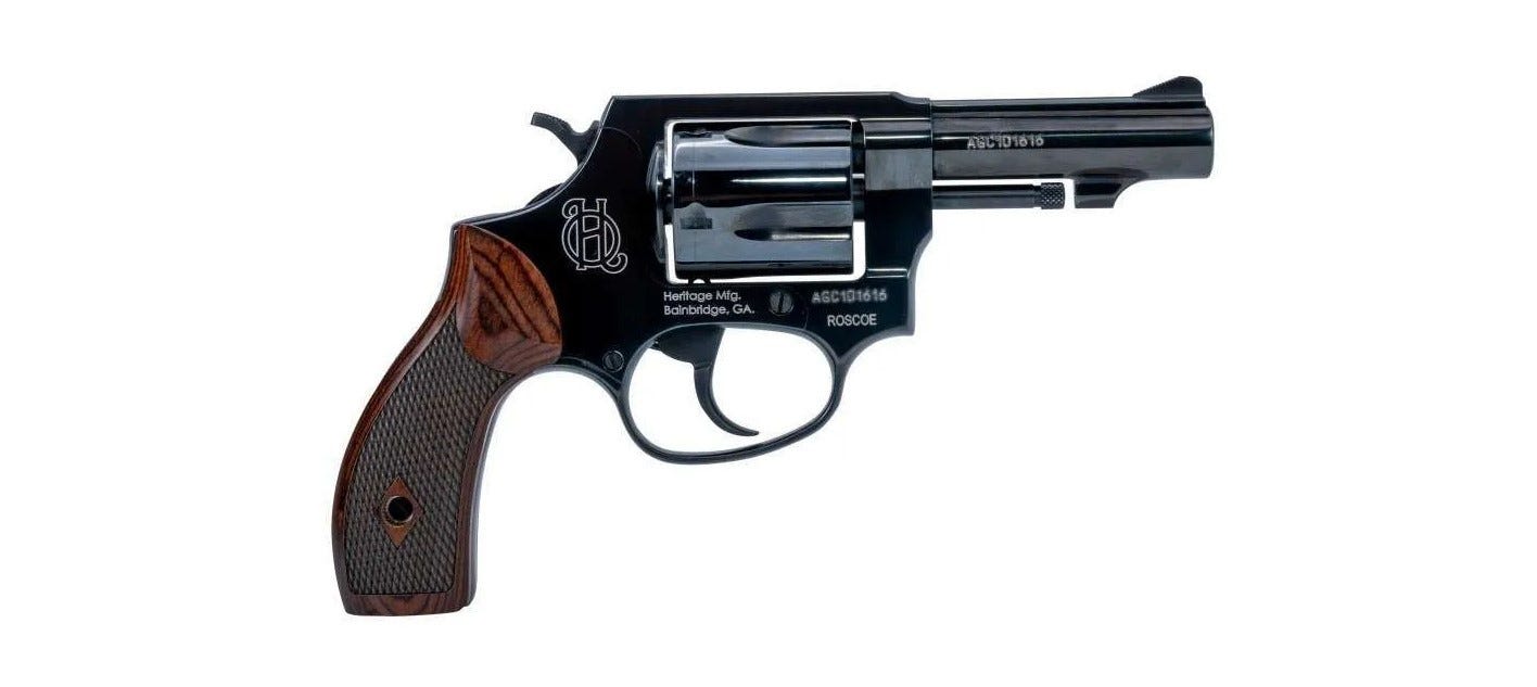 Heritage Firearms Roscoe Blued .38 Short 3″ Barrel 5-Rounds Heritage Firearms Roscoe Blued .38 Short 3" Barrel 5-Rounds