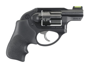 Ruger LCR .38 Special +P 1.87" Barrel 5-Rounds w/ Fiber Optic Sight, Hogue Tamer Monogrip