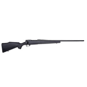 Weatherby Vanguard Obsidian .25-06 Remington Bolt Action Rifle, Black - Sleek Black Finish with High-Performance Accuracy