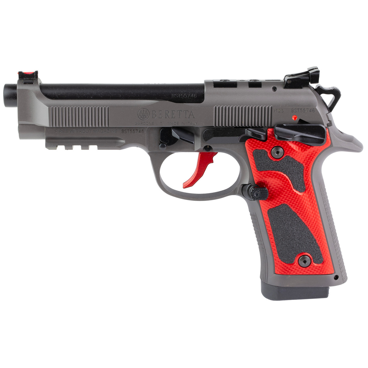 Beretta 92X PCO 9mm, 4.9″ Barrel, Dark Nistan/red, 18rd Beretta 92X PCO 9mm, 4.9" Barrel, Dark Nistan/red, 18rd