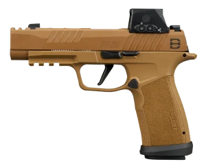 Sig P365XF DH3 9mm, 3.7" Barrel, Cerakote Finish, Coyote, X-RAY3 Sights, Romeo-X SIG-LOC Compact Red Dot, 2x21rd and 1x17rd Mags