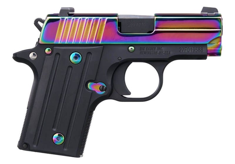 Sig Sauer P238 Rainbow Titanium .380 ACP 2.7" Barrel 6-Rounds Sig Sauer P238 Rainbow Titanium .380 ACP 2.7" Barrel 6-Rounds