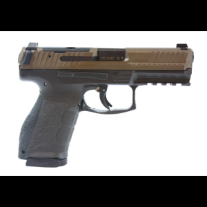 HK VP9A1 K 4.09" 9MM O.R. (2)15rd Pistol, Midnight Bronze