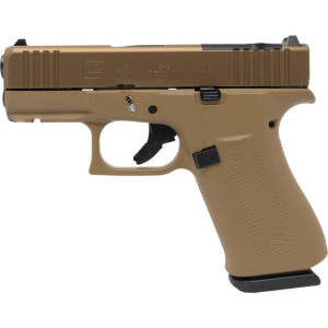 Glock 43X MOS Coyote Brown 9mm 3.4" Barrel 10-Rounds Shield RMS/Holosun K Footprint