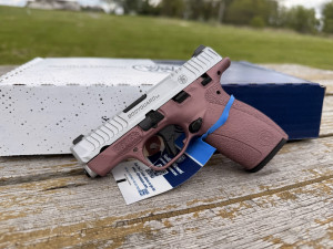 SMITH and WESSON M&P BODYGUARD 2.0 THUMB SAFETY BLUSH/SILVER 380AUTO 2.75"
