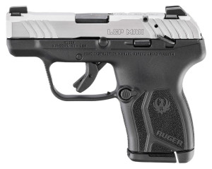 Ruger LCP MAX Black / Stainless .380 ACP 2.8" Barrel 10-Rounds CA Compliant w/ Manual Safety