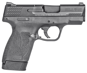 Smith and Wesson Shield M2.0, Compact Slim, 45ACP, 3.3" Barrel, Armornite Finish, Black, White Dot Front and 2 White Dot Rear Sights, No Manual Safety, 7rd, 1 Magazine