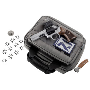 Smith and Wesson 686 Plus Spec Series R Titanium .357 Mag 4.1" Ported Barrel 7-Rounds w/ Acro P-2, Moon Clips, Bag, Knife