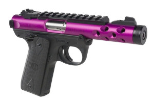 Ruger Mark IV 22/45 Lite Purple 4.40" Threaded Barrel .22 LR 10-Rounds