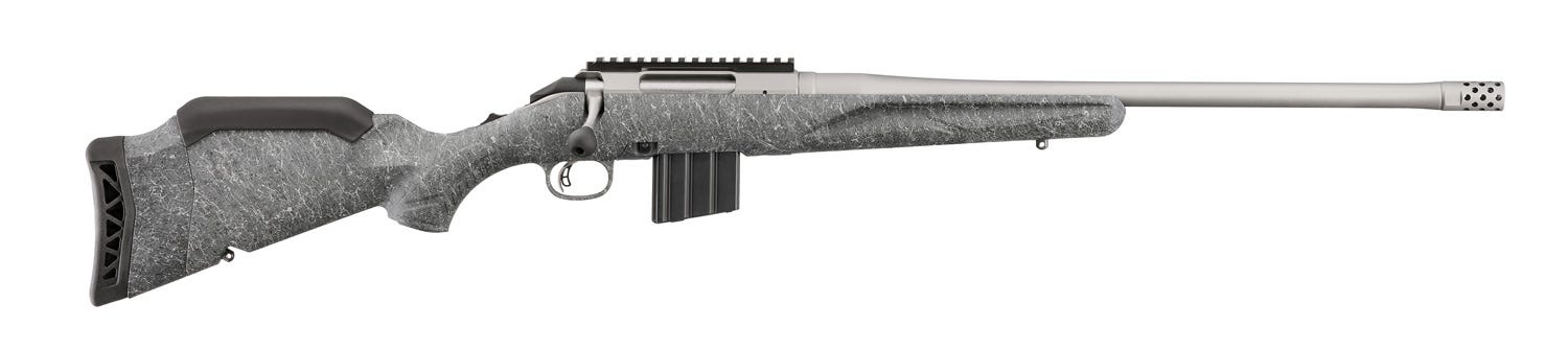 Ruger American Rifle Gen2 Grey Splatter .400 Legend 20″ Barrel 5-Rounds Ruger American Rifle Gen2 Grey Splatter .400 Legend 20" Barrel 5-Rounds